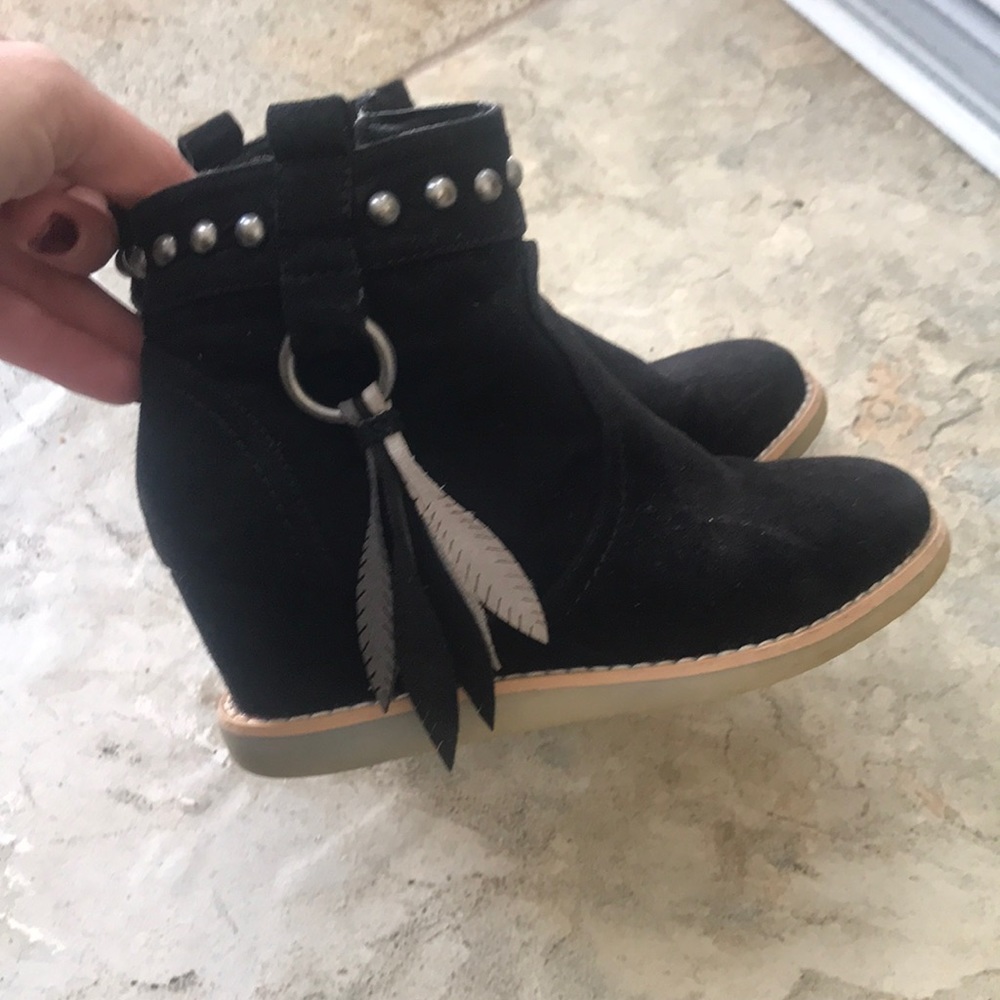 Kids wedges boots